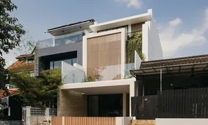 Nhà phố với không gian cho phép ánh sáng 'nhảy múa' Nhà phố với không gian cho phép ánh sáng 'nhảy múa'