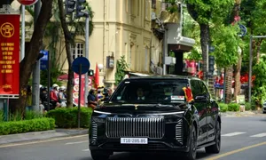 Dàn xe VinFast trong lễ diễu binh 2/9
